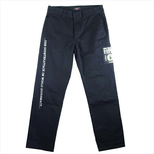 Supreme シュプリーム × アンダーカバー UNDER COVER 18SS Public Enemy Work Pant ワーク パンツ ブラック系 30【中古】