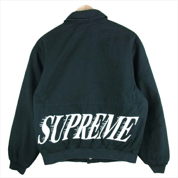 Supreme シュプリーム × ノースフェイス THE NORTH FACE 20SS Twill Varsity Jacket バーシティ ジャケット ブラック系 S【中古】