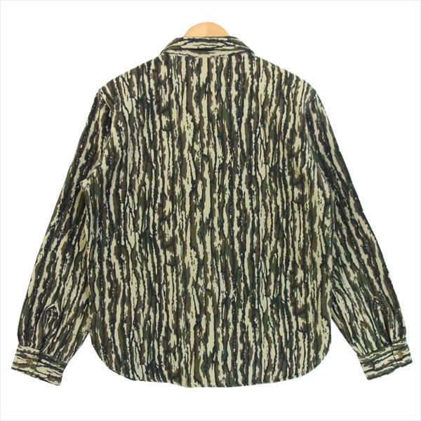 TENDERLOIN テンダーロイン T-HEAVY FLANNEL SHT ツリーカモ ヘビーフランネルシャツ シャツ ベージュ系 M【中古】