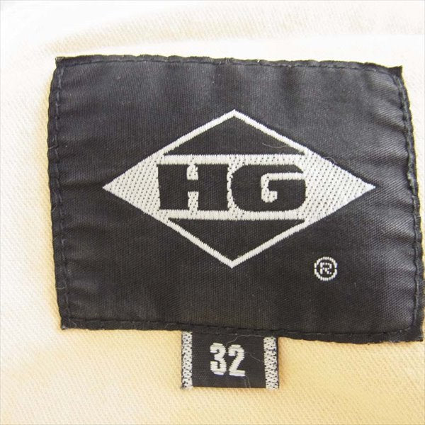 HYSTERIC GLAMOUR ヒステリックグラマー 4AP-1802 METAL WARRIOR メタルウォリアー クラッシュ加工 プリント デニム パンツ インディゴブルー系 32【中古】