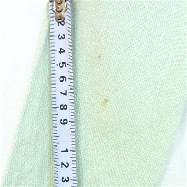 Lucien Pellat-Finet ルシアンペラフィネ スワロ 星条旗 スター シルク カシミヤ ニット カーディガン ライトグリーン系 L【中古】