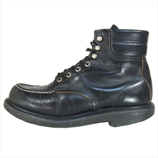 RED WING レッドウィング 8133 SUPER SOLE MOC TOE BOOTS スーパーソール モックトゥ モックトゥブーツ 黒系 7D【中古】