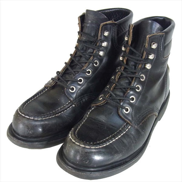 RED WING レッドウィング 8133 SUPER SOLE MOC TOE BOOTS スーパーソール モックトゥ モックトゥブーツ 黒系 7D【中古】