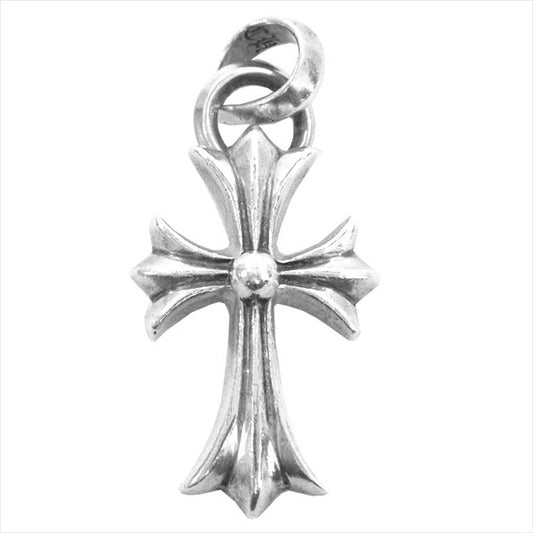 CHROME HEARTS クロムハーツ（原本無） スモール CHクロス ベイル ペンダントトップ シルバー 表記無し【中古】