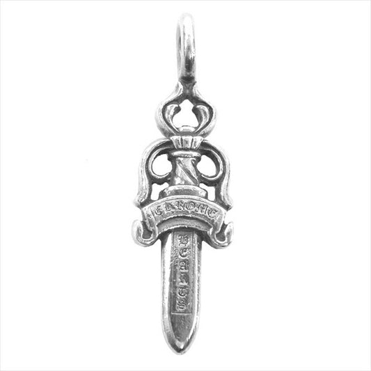 CHROME HEARTS クロムハーツ（原本無） DBL DAGGER ダブルダガー ペンダント ペンダントトップ シルバー 表記無し【中古】