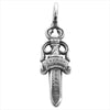 CHROME HEARTS クロムハーツ（原本無） DBL DAGGER ダブルダガー ペンダント ペンダントトップ シルバー 表記無し【中古】