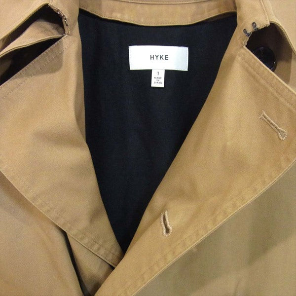 HYKE ハイク TRENCH COAT 17005-0901 ライナー付き レディース トレンチコート ライトブラウン系 1【中古】