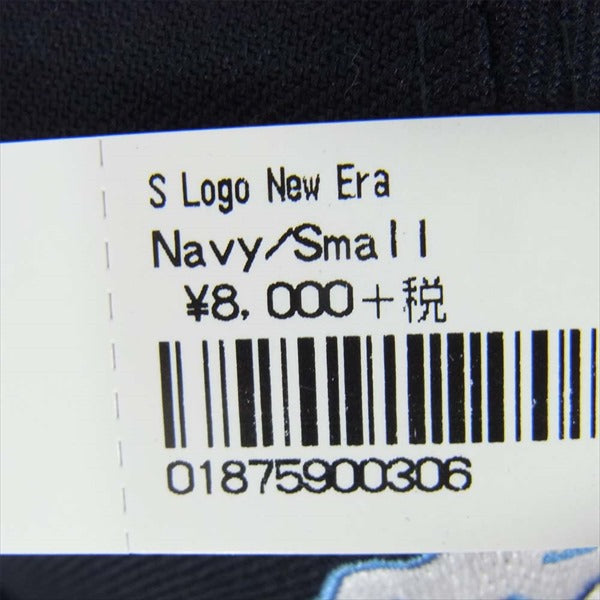 Supreme シュプリーム 20AW S Logo New Era Sロゴ ニューエラ 野球帽 キャップ ネイビー系 7.25【新古品】【未使用】【中古】