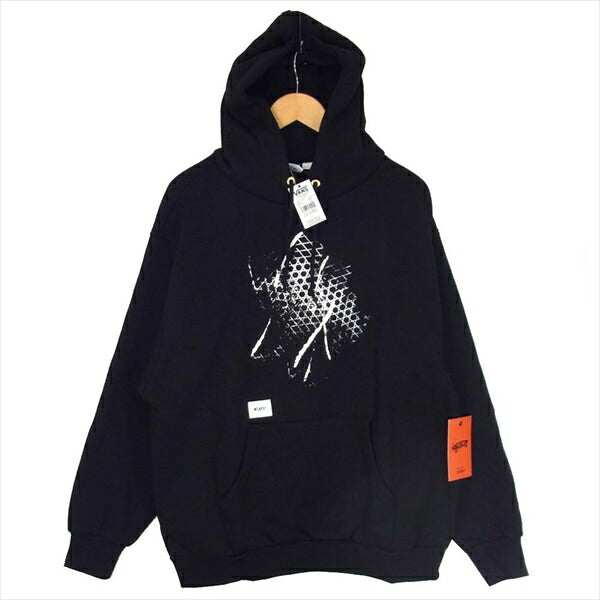 WTAPS ダブルタップス × バンズ VANS 20AW 202BWVND-CSM01S MOSH PIT クロスボーン プルオーバー パーカー 黒系 03【新古品】【未使用】【中古】