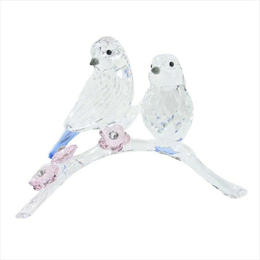 SWAROVSKI スワロフスキー 5004727 販売証明書付属 アオガラ 鳥 バード クリスタル ブルー系【中古】
