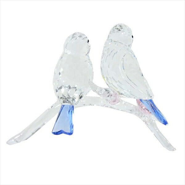 SWAROVSKI スワロフスキー 5004727 販売証明書付属 アオガラ 鳥 バード クリスタル ブルー系【中古】