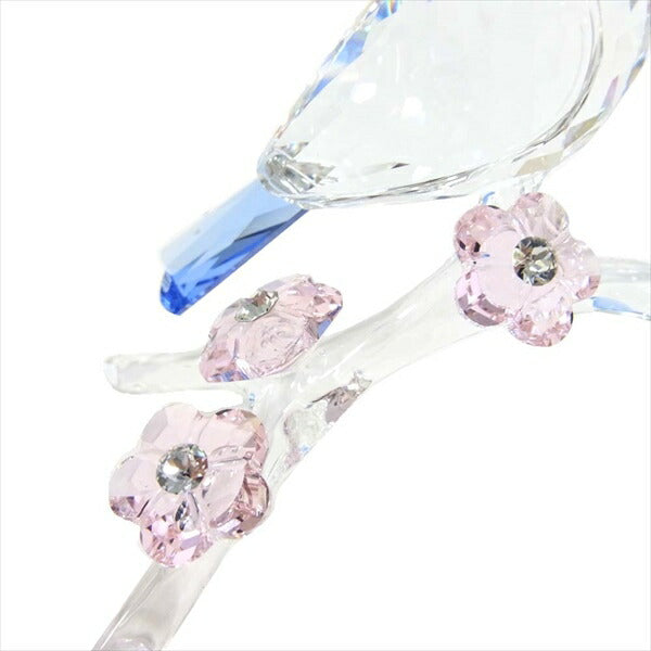 SWAROVSKI スワロフスキー 5004727 販売証明書付属 アオガラ 鳥 バード クリスタル ブルー系【中古】