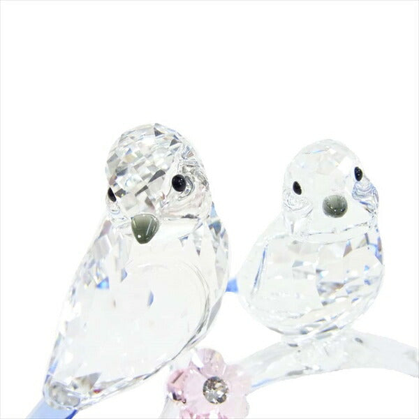 SWAROVSKI スワロフスキー 5004727 販売証明書付属 アオガラ 鳥 バード クリスタル ブルー系【中古】