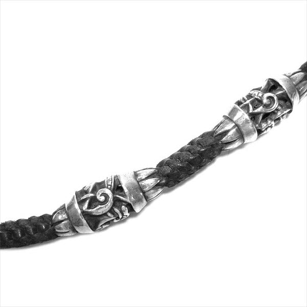 CHROME HEARTS クロムハーツ（原本無） OTC 2クリップ ケルティック ローラー ウォレットチェーン ブラック系【中古】
