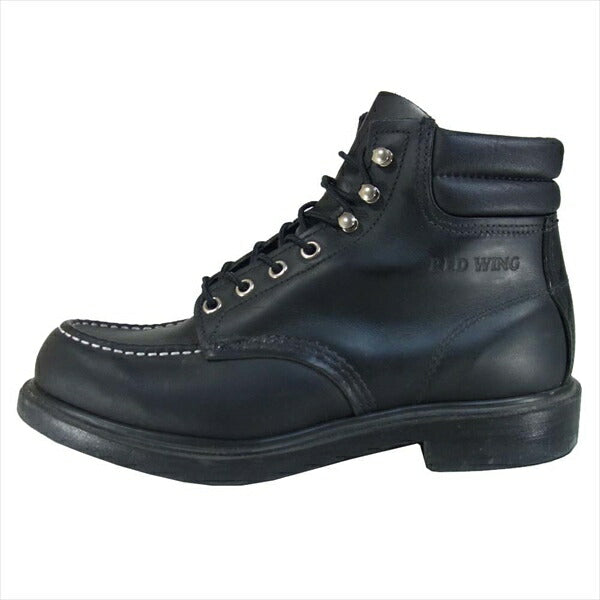 RED WING レッドウィング 08133-1 SUPERSOLE MOC TOE スーパーソール モックトゥブーツ ブラック系 8D【中古】