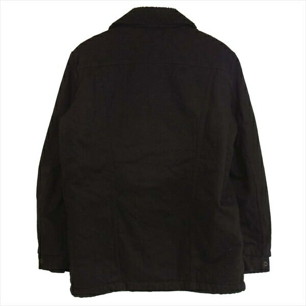 HYSTERIC GLAMOUR ヒステリックグラマー 02183AC07 デニム ボア ランチ コート 黒系 L【中古】