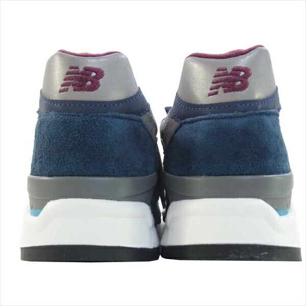 NEW BALANCE ニューバランス USA製 M998TCA メンズ スニーカー ブルー系 25.5cm【新古品】【未使用】【中古】