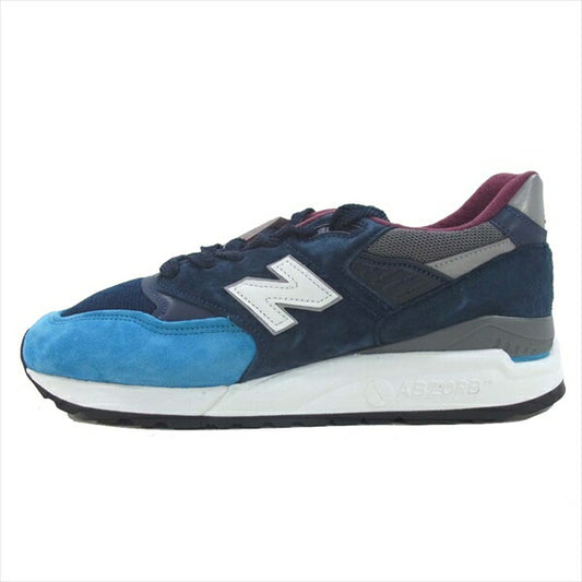 NEW BALANCE ニューバランス USA製 M998TCA メンズ スニーカー ブルー系 26cm【新古品】【未使用】【中古】