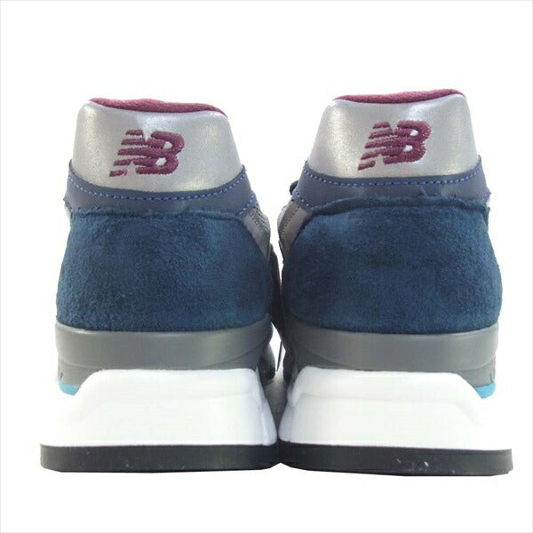 NEW BALANCE ニューバランス USA製 M998TCA メンズ スニーカー ブルー系 26cm【新古品】【未使用】【中古】