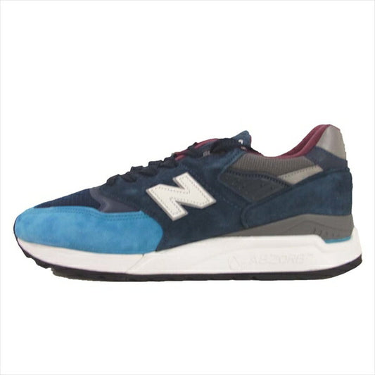 NEW BALANCE ニューバランス USA製 M998TCA メンズ スニーカー ブルー系 27cm【新古品】【未使用】【中古】