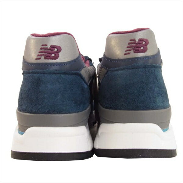 NEW BALANCE ニューバランス USA製 M998TCA メンズ スニーカー ブルー系 27cm【新古品】【未使用】【中古】