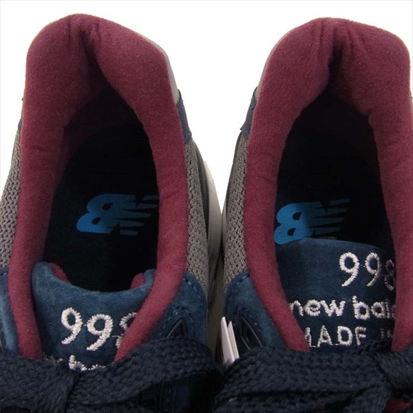 NEW BALANCE ニューバランス USA製 M998TCA メンズ スニーカー ブルー系 27cm【新古品】【未使用】【中古】