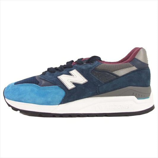NEW BALANCE ニューバランス USA製 M998TCA メンズ スニーカー ブルー系 26.5cm【新古品】【未使用】【中古】