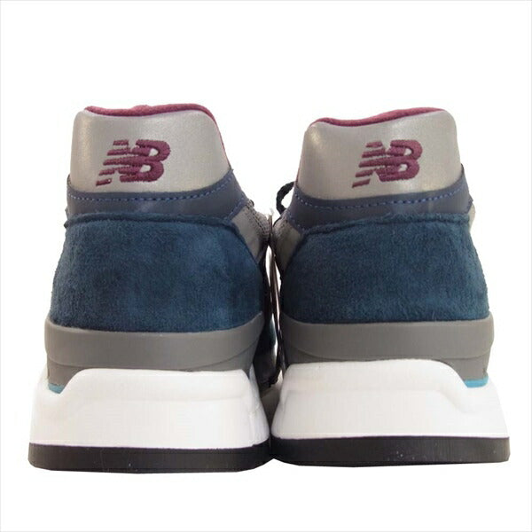 NEW BALANCE ニューバランス USA製 M998TCA メンズ スニーカー ブルー系 26.5cm【新古品】【未使用】【中古】