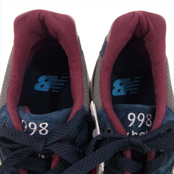 NEW BALANCE ニューバランス USA製 M998TCA メンズ スニーカー ブルー系 26.5cm【新古品】【未使用】【中古】