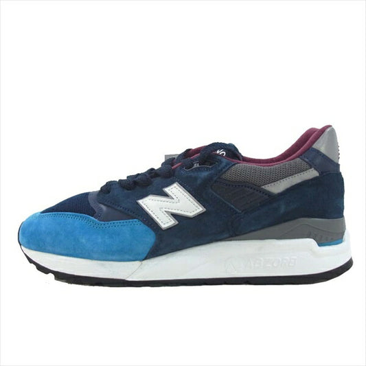 NEW BALANCE ニューバランス USA製 M998TCA メンズ スニーカー ブルー系 26cm【新古品】【未使用】【中古】