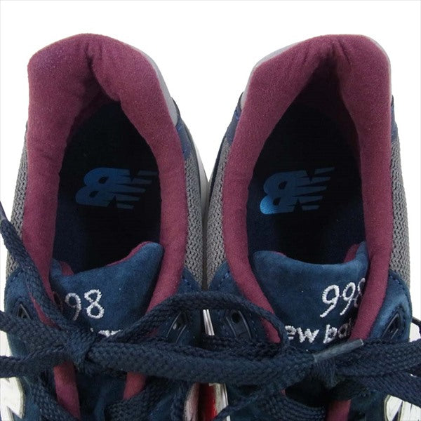 NEW BALANCE ニューバランス USA製 M998TCA メンズ スニーカー ブルー系 26cm【新古品】【未使用】【中古】