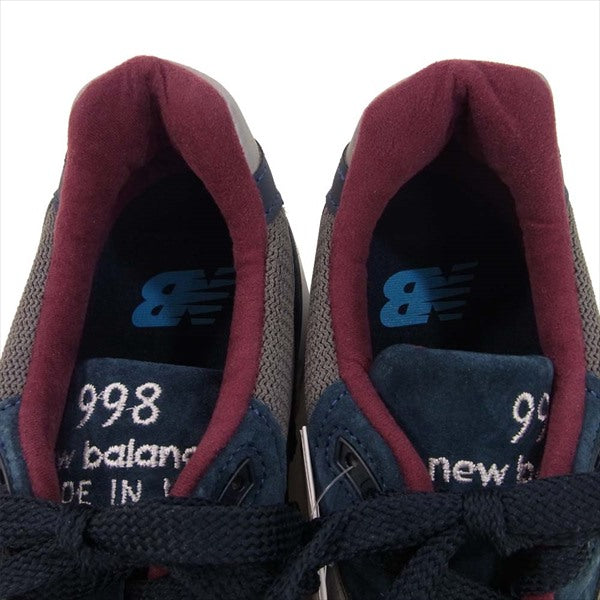 NEW BALANCE ニューバランス M998TCA USA製 メンズ スニーカー ブルー系 27.5cm【新古品】【未使用】【中古】