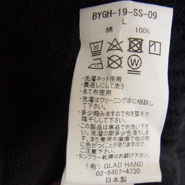 BY GLADHAND バイグラッドハンド BYGH-19-SS-09 19SS Island Jacket アイスランド ジャケット 黒系 L【中古】