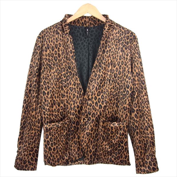 glamb グラム GB09SP JKT13 Kelog tailored JKT レオパード ケロッグ テーラード ジャケット ブラウン系 1【中古】