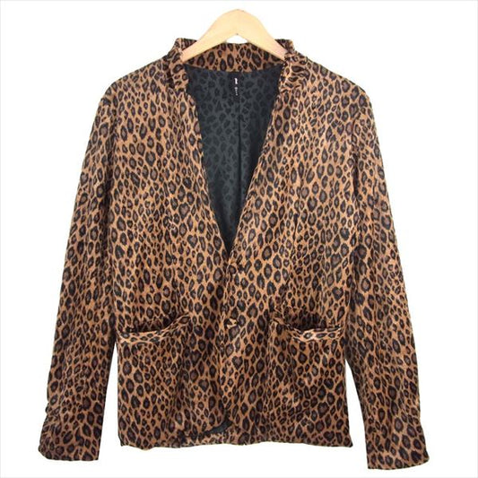 glamb グラム GB09SP JKT13 Kelog tailored JKT レオパード ケロッグ テーラード ジャケット ブラウン系 1【中古】