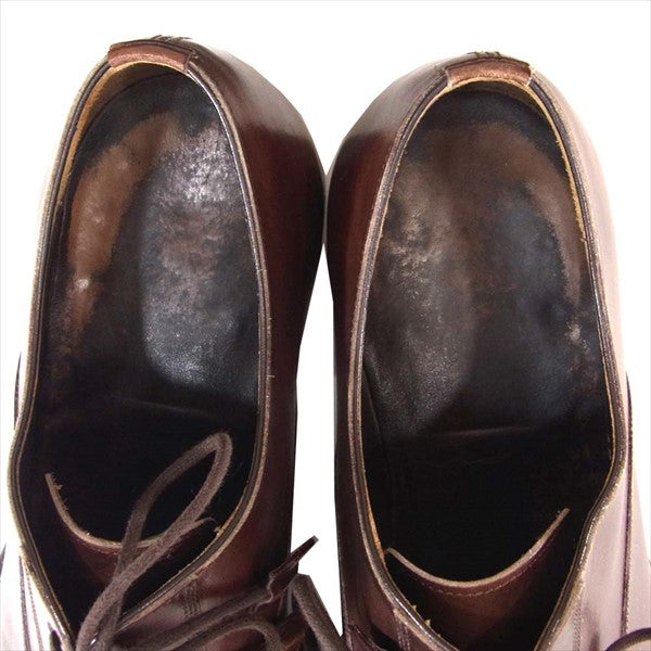 Harriss ハリス 3077 レザー シューズ 本革 メンズ ビジネスシューズ ブラウン系 26㎝【中古】