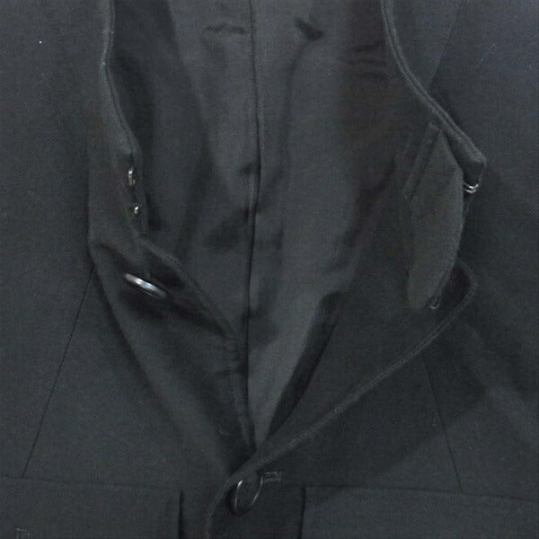 Yohji Yamamoto ヨウジヤマモト ブラックスキャンダル BLACK Scandal HN-J17-013 20SS 詰襟ジャケット ジャケット 黒系 3【中古】