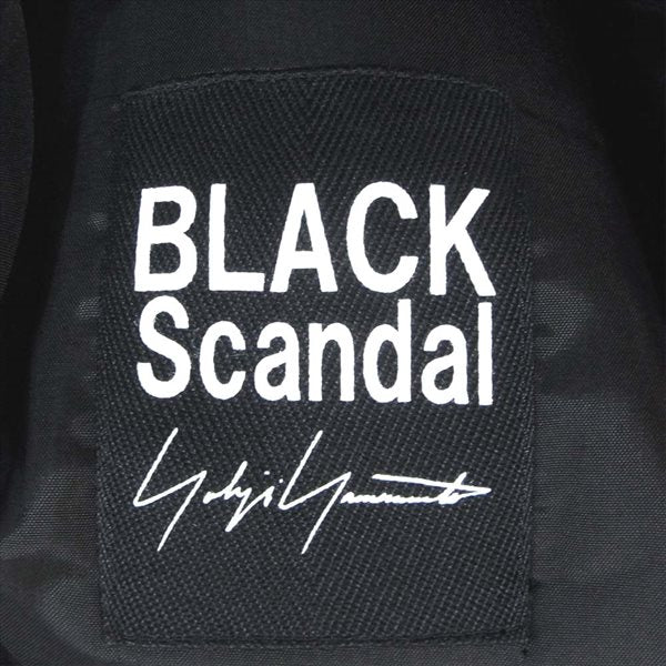 Yohji Yamamoto ヨウジヤマモト ブラックスキャンダル BLACK Scandal HN-J17-013 20SS 詰襟ジャケット ジャケット 黒系 3【中古】