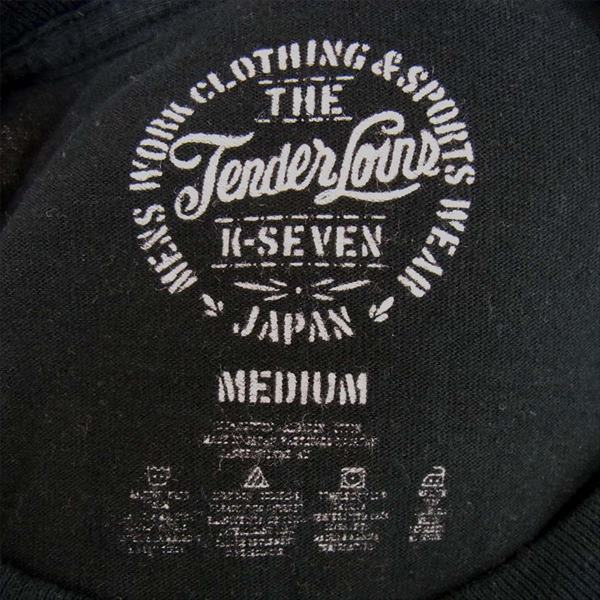 TENDERLOIN テンダーロイン T-TEE L/S N01 メンズ プリント 長袖 Tシャツ ブラック系 M【中古】