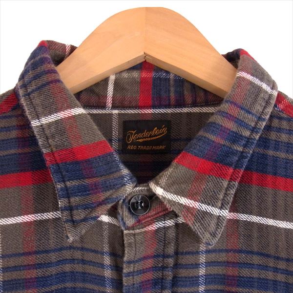 TENDERLOIN テンダーロイン T-FLANNEL SHT チェック柄 フランネル シャツ 長袖シャツ マルチカラー系 S【中古】