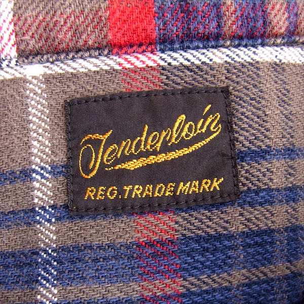 TENDERLOIN テンダーロイン T-FLANNEL SHT チェック柄 フランネル シャツ 長袖シャツ マルチカラー系 S【中古】