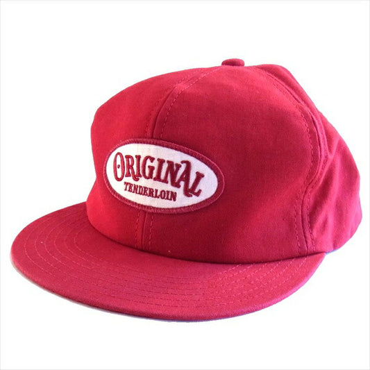 TENDERLOIN テンダーロイン T-TRUCKER CAP ロゴワッペン トラッカー キャップ レッド系【中古】