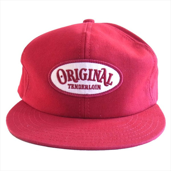 TENDERLOIN テンダーロイン T-TRUCKER CAP ロゴワッペン トラッカー キャップ レッド系【中古】