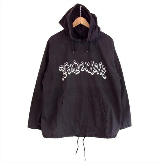 TENDERLOIN テンダーロイン T-STP HOODED メンズ 日本製 プルオーバー パーカー 黒系 S【中古】