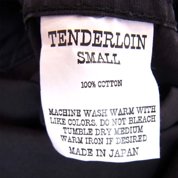 TENDERLOIN テンダーロイン T-STP HOODED メンズ 日本製 プルオーバー パーカー 黒系 S【中古】