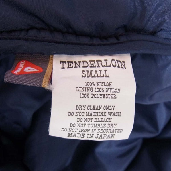 TENDERLOIN テンダーロイン T-NRA VEST プリマロフト 中綿 ベスト ダウンベスト ネイビー系【中古】