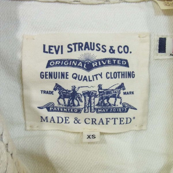 Levi's リーバイス MADE & CRAFTED オーバーサイズ TYPE III デニムジャケット モロッカンブランケット ブルー系 XS【美品】【中古】