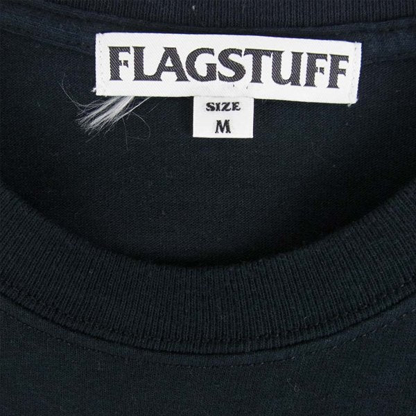 FLAGSTUFF フラッグスタッフ 半袖シャツ 黒系 M【中古】