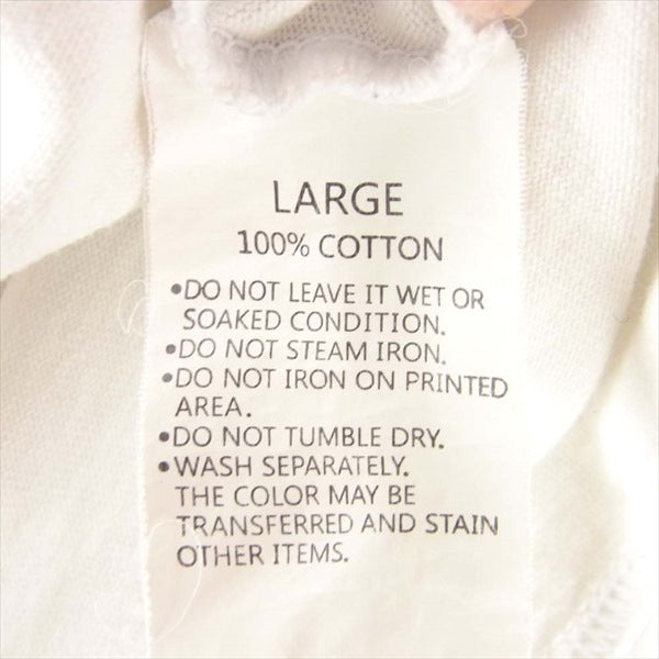 BEDWIN & THE HEARTBREAKERS ベドウィンアンドザハートブレイカーズ ステューシー STUSSY ロゴ プリント クルーネック 半袖シャツ 白系 no.3【中古】