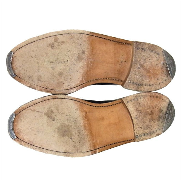 THOM BROWNE トムブラウン MFD002AP5210 トリコロール ウィングチップシューズ ブラック系 10【中古】